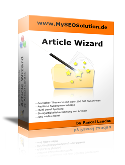 Softwarebox des Article Wizards