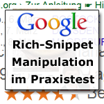 Google Rich Snippet Manipulation